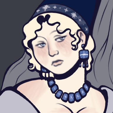 Flat Colored Bust — $20 USD