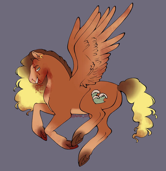 Flat Colored Full Body — $40 USD